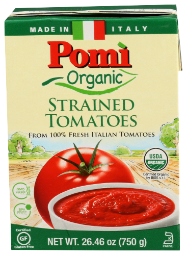 Organic Strained Tomatoes - 26.46 OZ