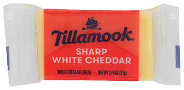 Tillamook Sharp White Cheddar Snack Portion - 0.75 OZ