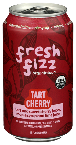 Fresh Fizz Black Cherry Soda - 12 FO