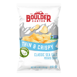 Thin & Crispy Sea Salt Potato Chips - 6 OZ
