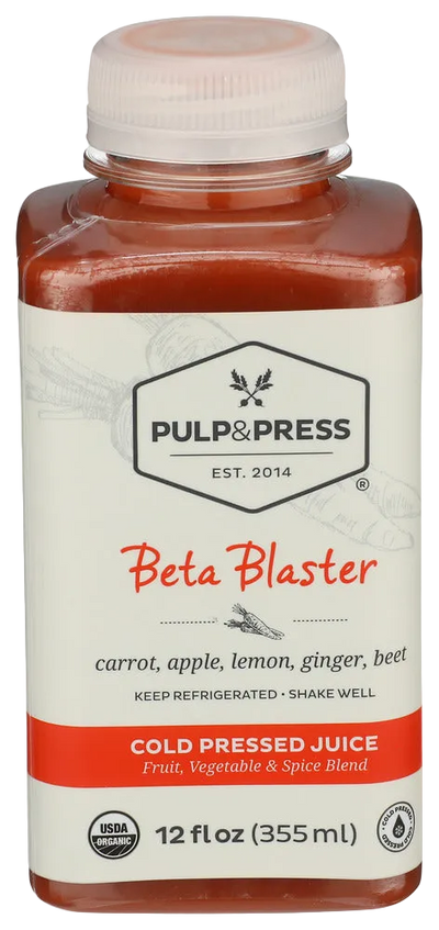 Pulp & Press Beta Blaster Cold Pressed Juice - 12 FO