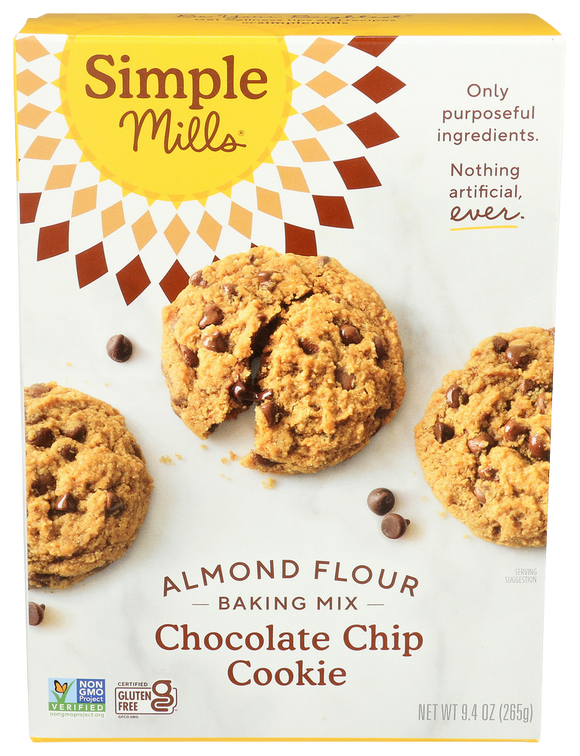 Simple Mills Chocolate Chip Cookie Mix - 9.4 OZ