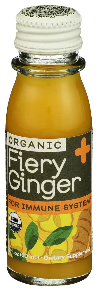 Greenhouse Organic Fiery Ginger Immune Shot - 2 FO