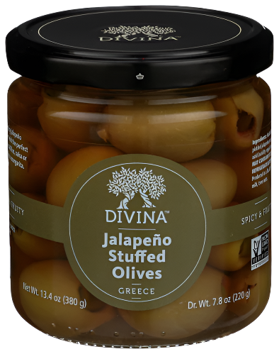 Jalapeno Stuffed Olives - 7.8 OZ