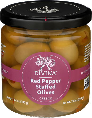Red Pepper Stuffed Olives - 7.8 OZ