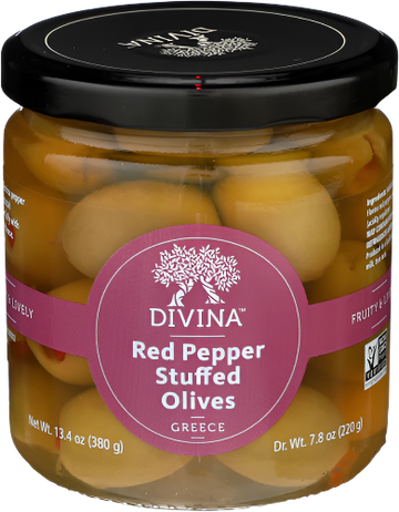 Red Pepper Stuffed Olives - 7.8 OZ