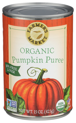 Farmers Market Organic Pumpkin Puree - 15 OZ