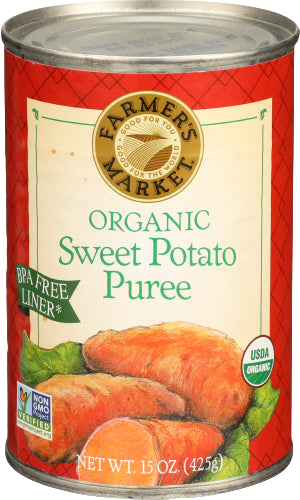 Farmers Market Organic Sweet Potato Puree - 15 OZ