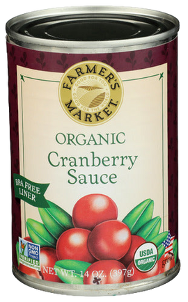 Farmers Market Organic Cranberry Sauce - 15 OZ