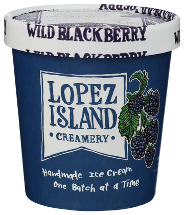 Lopez Island Wild Blackberry Ice Cream - 1 PT