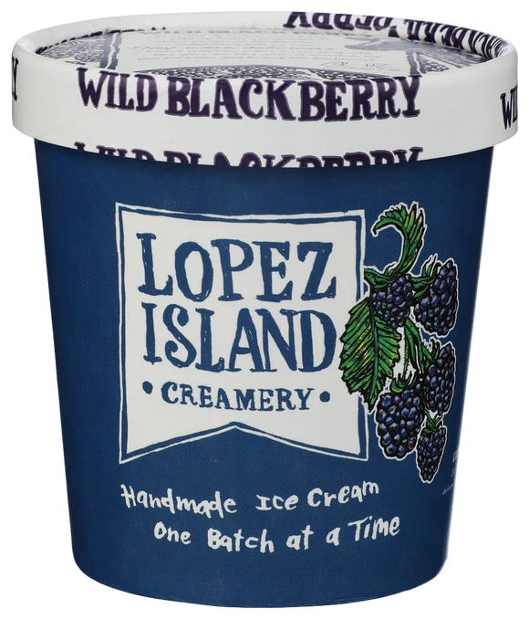 Lopez Island Wild Blackberry Ice Cream - 1 PT