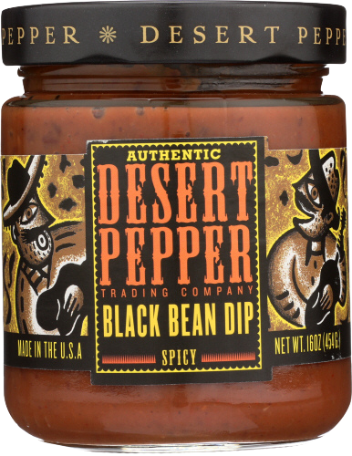Desert Pepper Spicy Black Bean Dip - 16 OZ