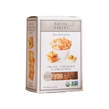 Organic Olive Oil & Sel Gris Flatbread Bites