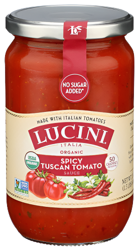 Organic Spicy Tuscan Tomato Sauce - 24 OZ