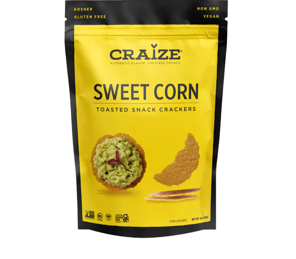 Craize Toasted Sweet Corn Cracker - 4 OZ