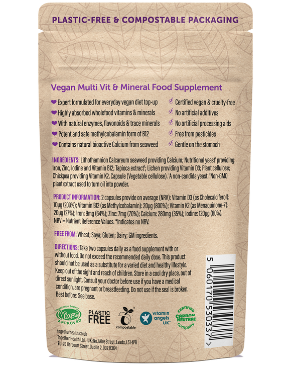 Vegan Multi – Vegan Supplement - 60 CAPSULES