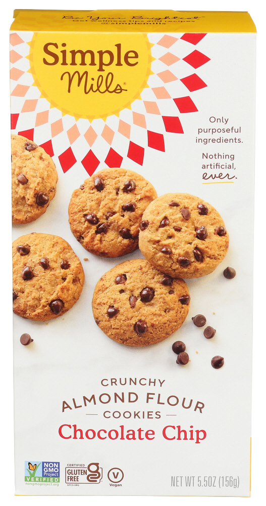 Simple Mills Chocolate Chip Cookies - 5.5 OZ