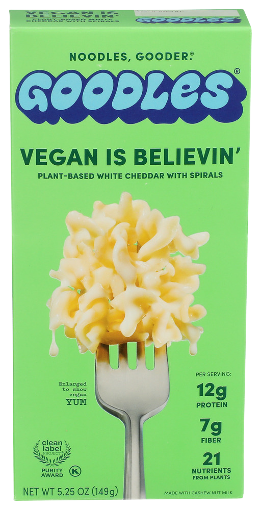 Goodles Vegan Cheddar Spiral Mac & Cheese - 5.25 OZ