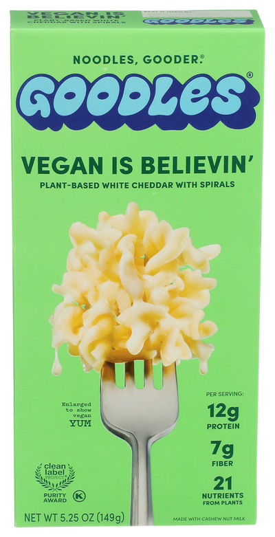 Goodles Vegan Cheddar Spiral Mac & Cheese - 5.25 OZ