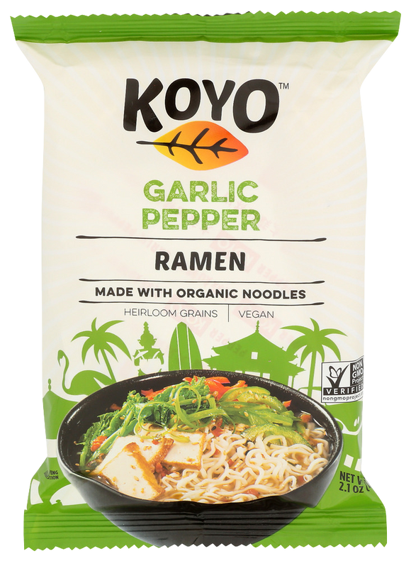 Koyo Garlic Pepper Ramen - 2 OZ