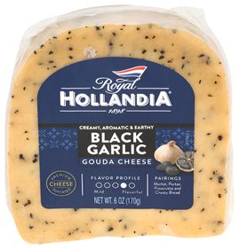 Black Garlic Gouda Cheese - 6 OZ