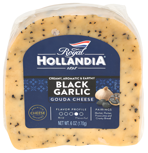 Black Garlic Gouda Cheese - 6 OZ