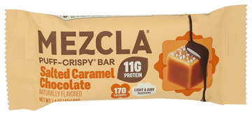 Mezcla Salted Caramel Chocolate Puff-Crispy Bar - 1.4 OZ
