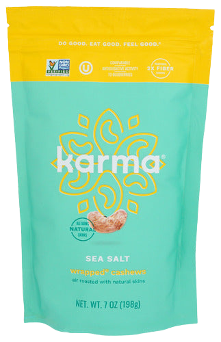 Sea Salt Wrapped Cashews - 7 OZ