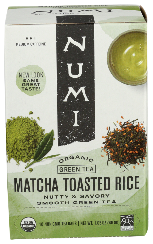 Organic Matcha Toasted Rice Tea - 18 BG | Juneau Natural