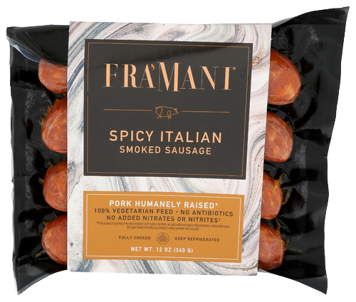 Fra Mani Spicy Italian Smoked Sausage - 12 OZ