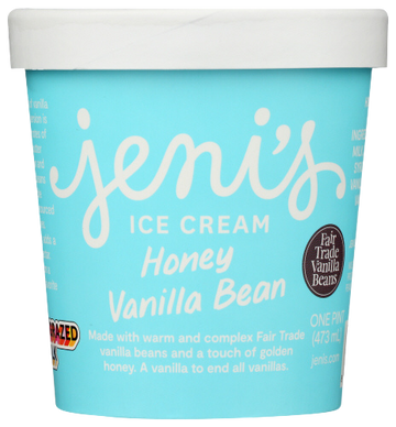 Jenis Honey Vanilla Bean Ice Cream - 16 OZ