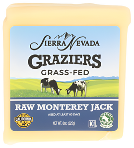 Raw Monterey Jack Cheese - 8 OZ