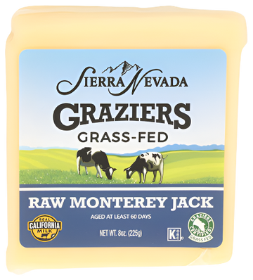 Raw Monterey Jack Cheese - 8 OZ