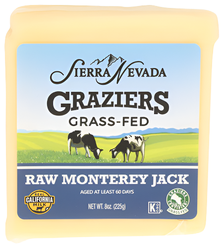 Raw Monterey Jack Cheese - 8 OZ