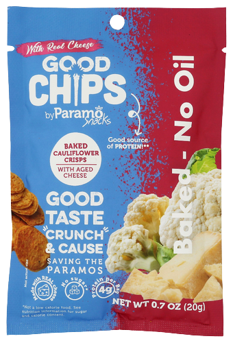 Good Chips Baked Cauliflower Cheese Crisps - 0.7 OZ