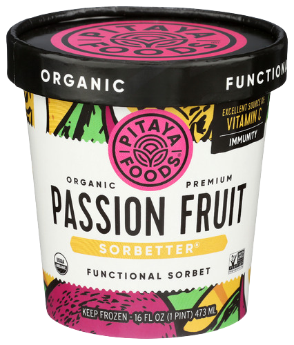 Pitaya Passion Fruit Sorbet - 16 OZ