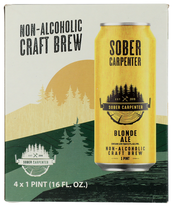 Sober Carpenter Blonde Ale - 4 PK