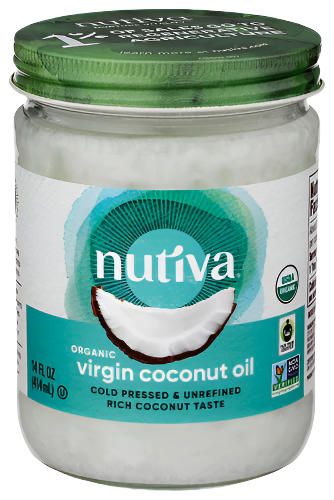 Nutiva Organic Virgin Coconut Oil - 14 FO