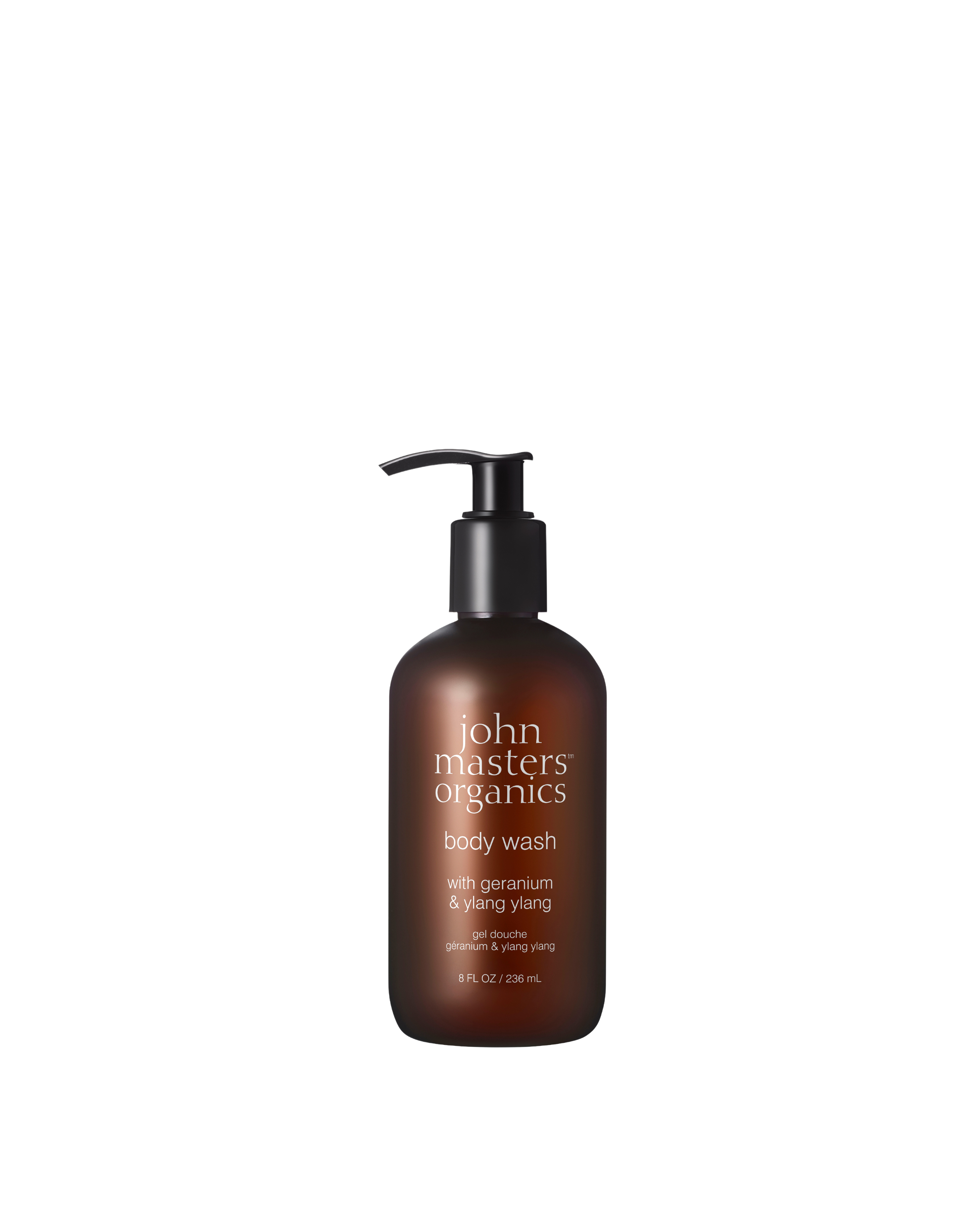 Body Wash with Geranium & Ylang Ylang: 8 fl oz.