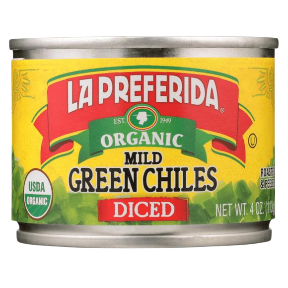 La Preferida Mild Green Chiles - 4 OZ