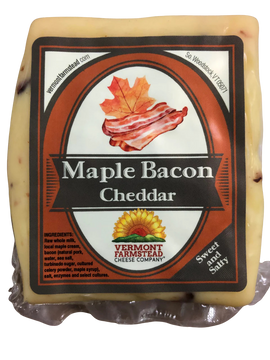 Vermont Maple Bacon Cheddar Cheese - 7 OZ
