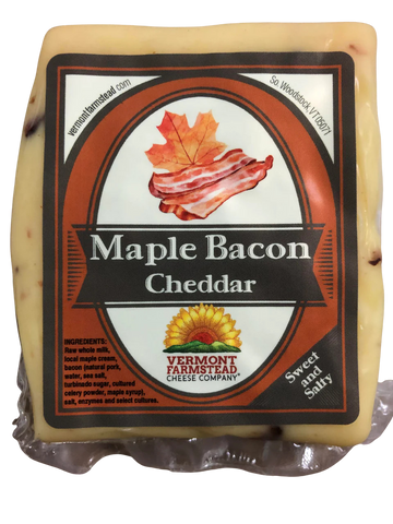 Vermont Maple Bacon Cheddar Cheese - 7 OZ