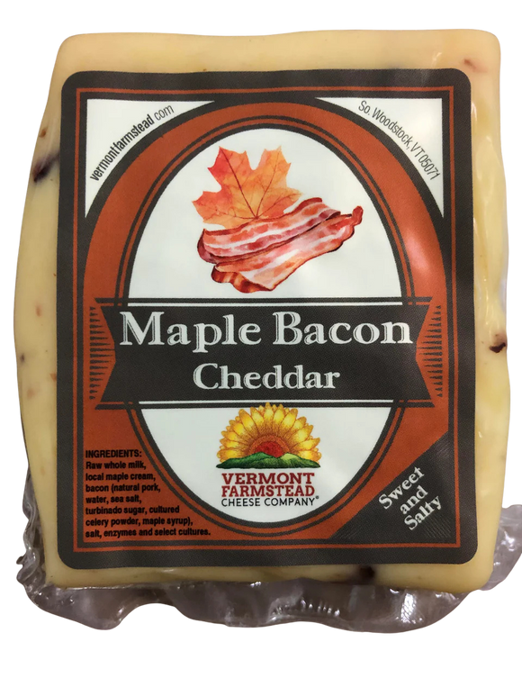 Vermont Maple Bacon Cheddar Cheese - 7 OZ