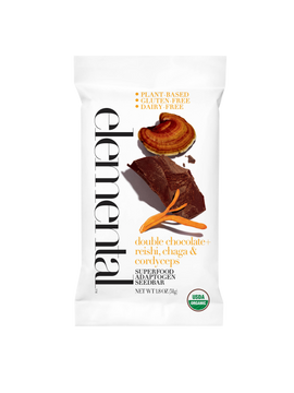 Double Chocolate + Reishi, Chaga & Cordyceps Superfood Bar - 1.8 OZ