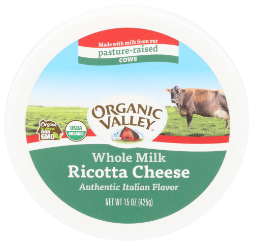 Organic Whole Milk Italian Ricotta Cheese - 15 OZ