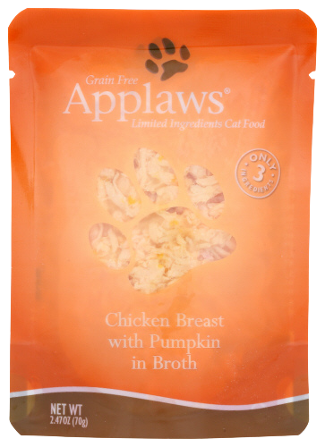 Chicken & Pumpkin  Cat Food Pouch - 2.47 OZ