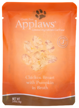 Chicken & Pumpkin  Cat Food Pouch - 2.47 OZ