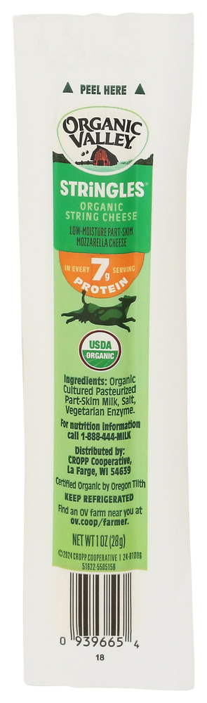 Organic Valley Mozzarella Cheese Stick - 1 OZ