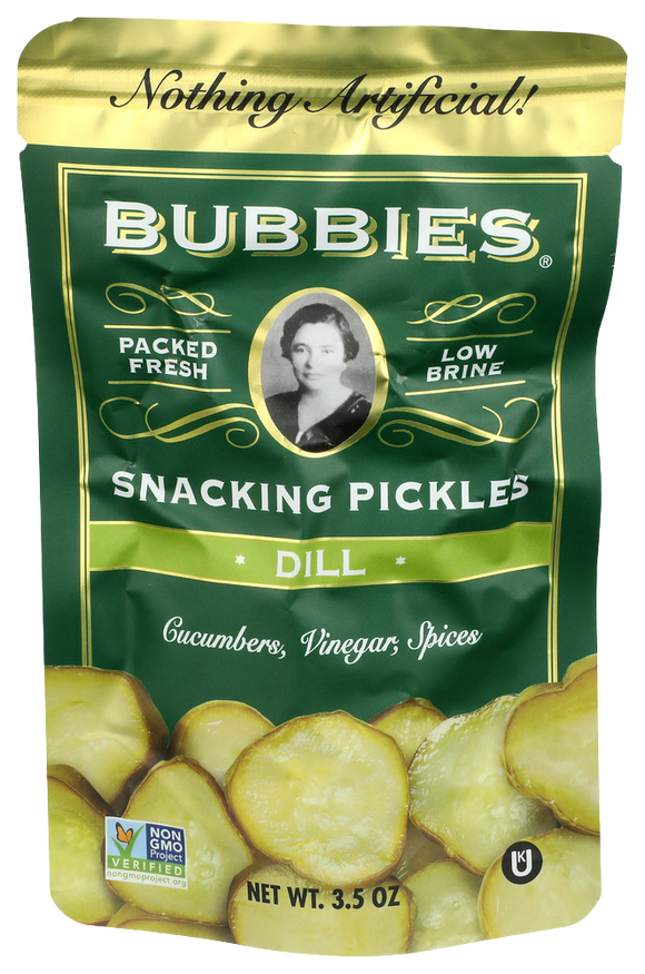 Bubbies Dill Snacking Pickles - 3.5 OZ