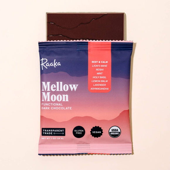 Mellow Moon Functional Dark Chocolate Bar - 1 OZ